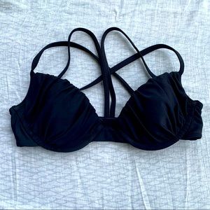 Hawaii Brand Issa de’ mar Black Swimsuit Top XS